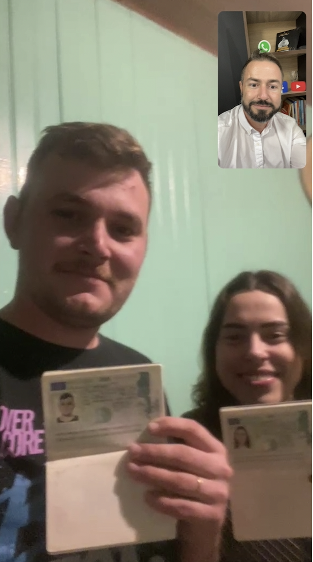 Cliente com visto aprovado 7